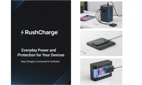 RushCharge: Everyday Power and Protection for Your Devices
