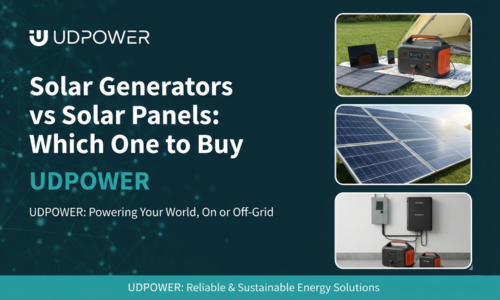 Solar Generators vs Solar Panels: Which One to Buy from UDPOWER