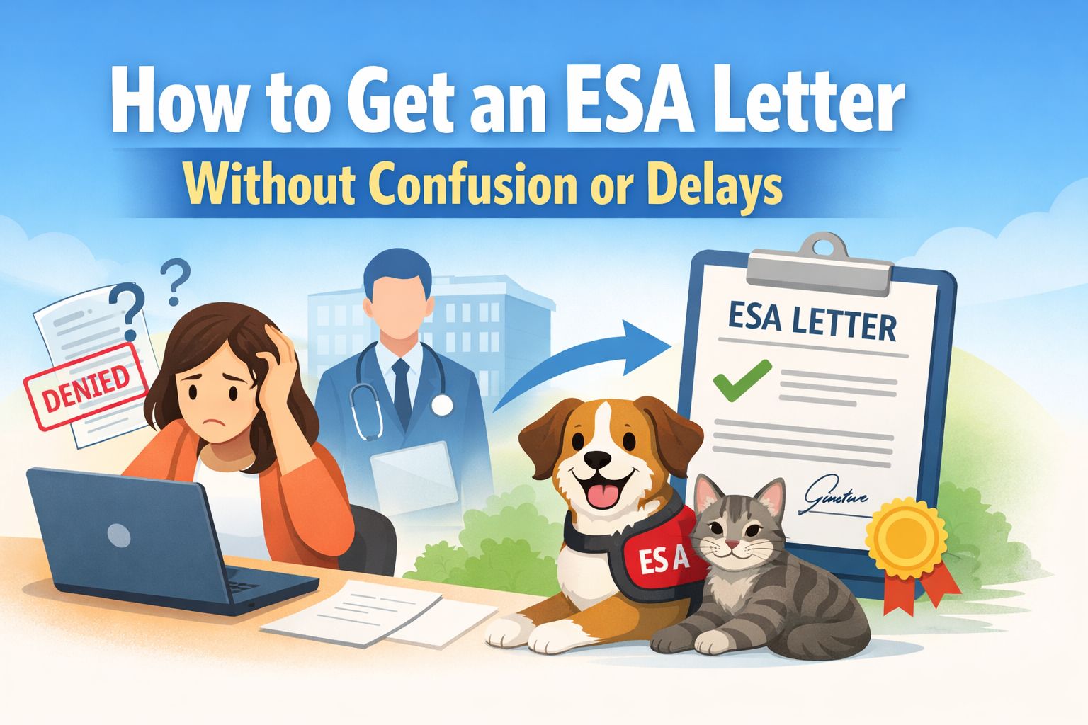 How to Get an ESA Letter Without Confusion or Delays