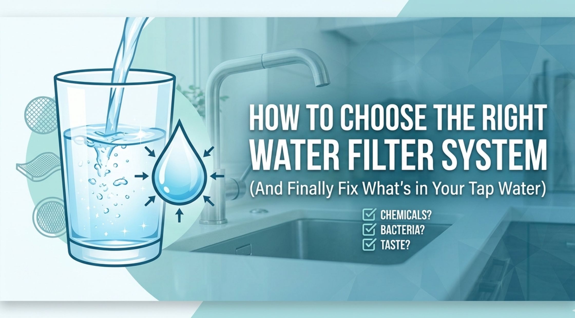 How to Choose the Right Water Filter System (and Finally Fix What’s in Your Tap Water)