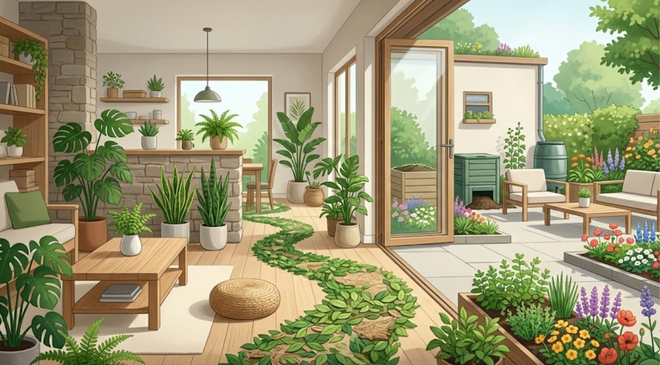 Home and Garden Ideas That Create Beautiful, Peaceful, and Sustainable Living Spaces