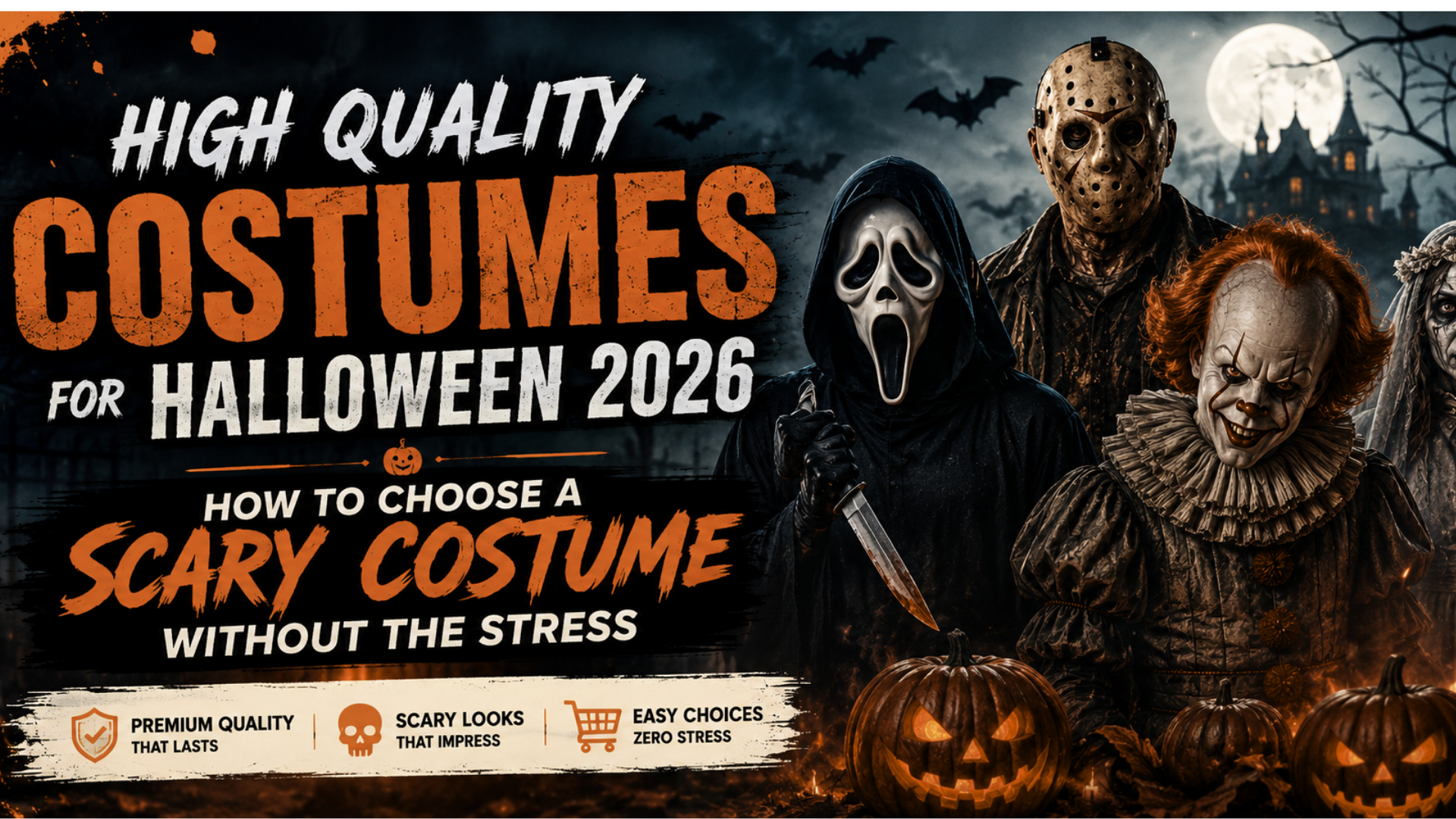 Halloween Costumes for 2026 featuring scary and stylish horror-inspired jackets
